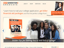 Tablet Screenshot of nextgenerationgraduate.com